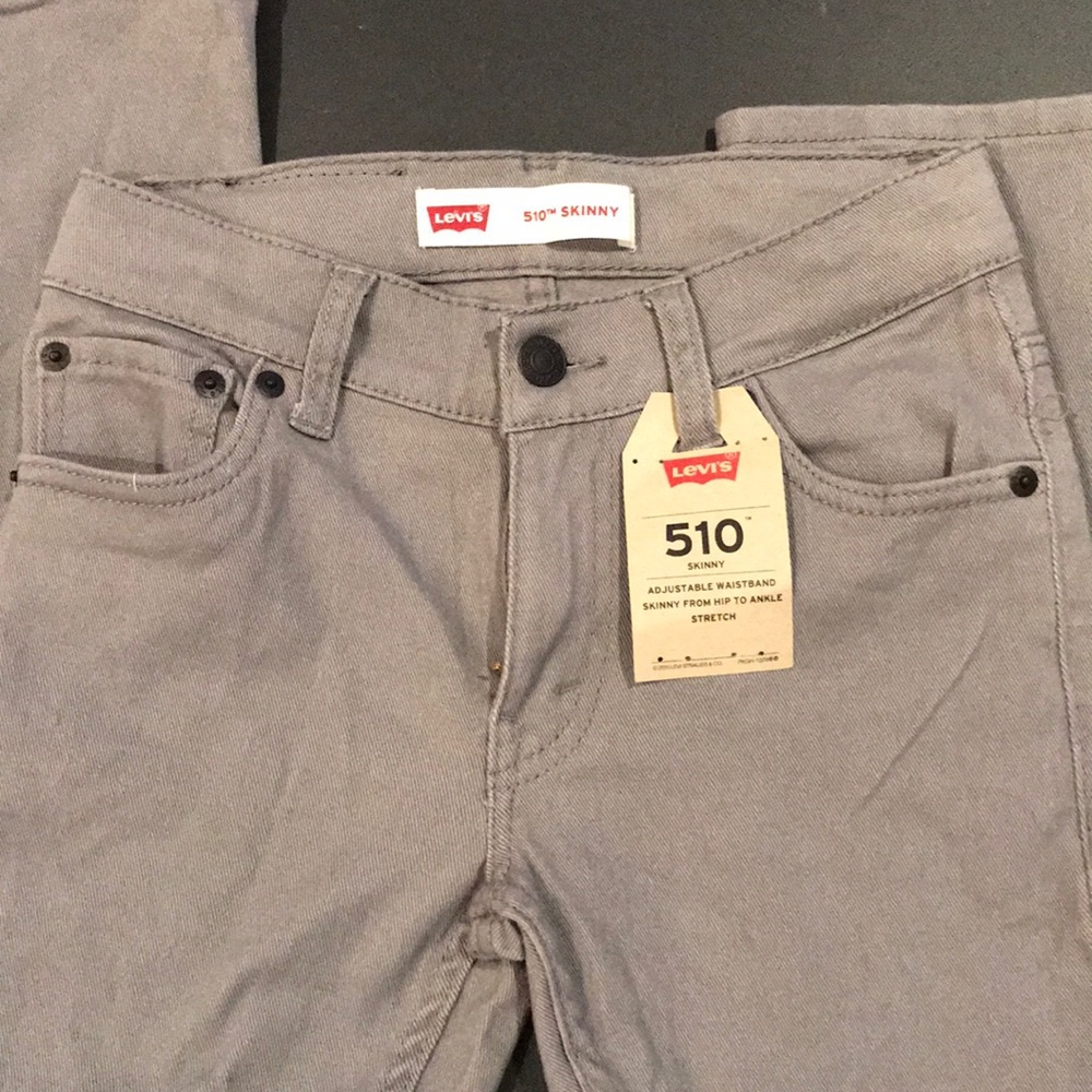 Boys grey Levi510 skinny jeans